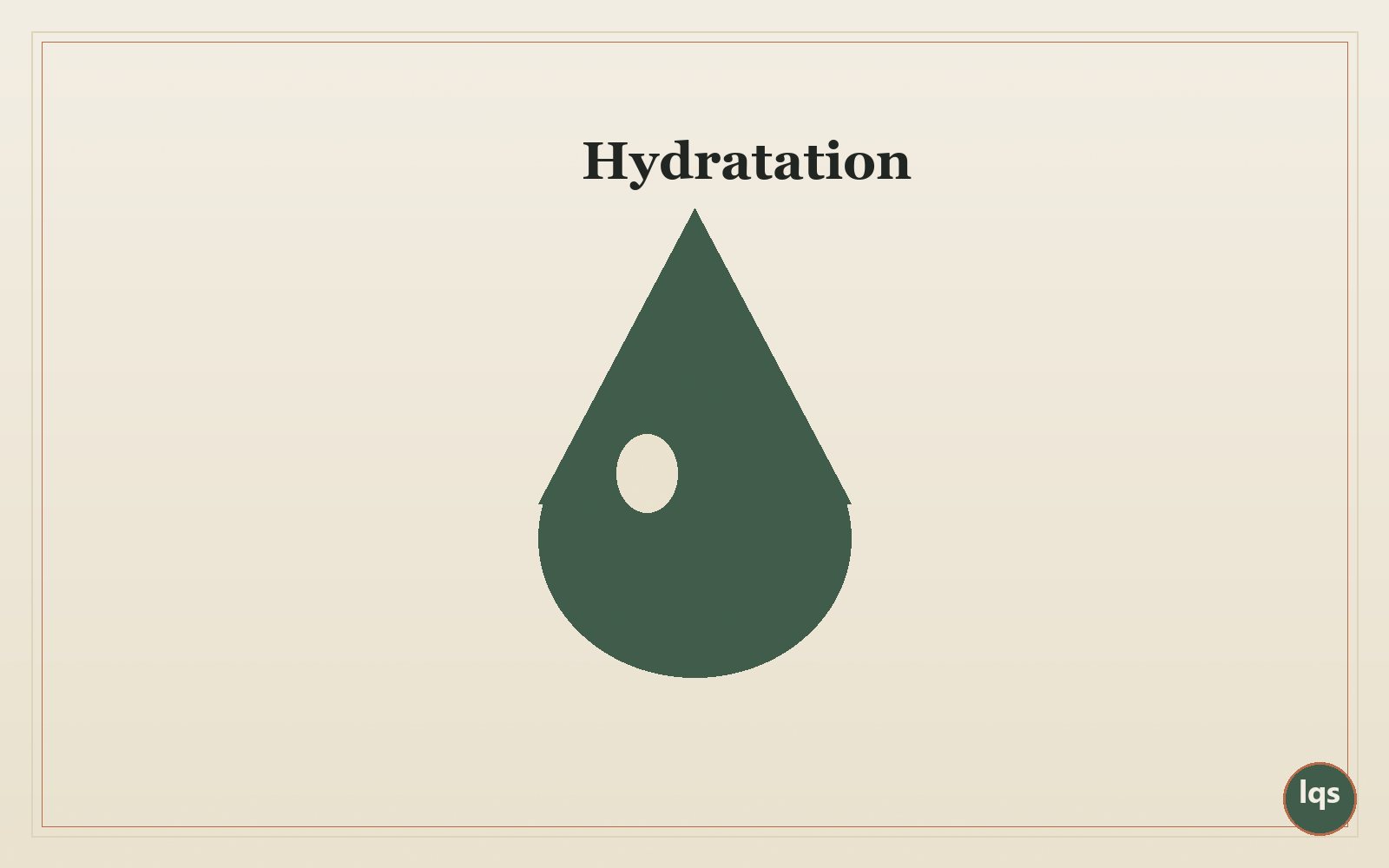Illustration abstraite d'une goutte d'eau